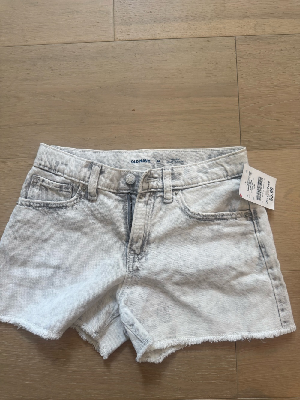 Old Navy Men's Light Gray Slim Straight Jeans